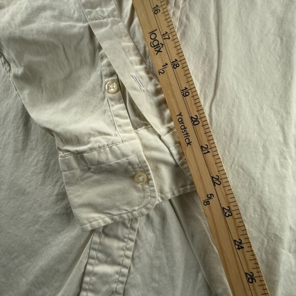 Gitman Bros Oxford Button-Down TTX USA Cotton 16 33 Pinpoint Yellow Pocket Men - Picture 8 of 16